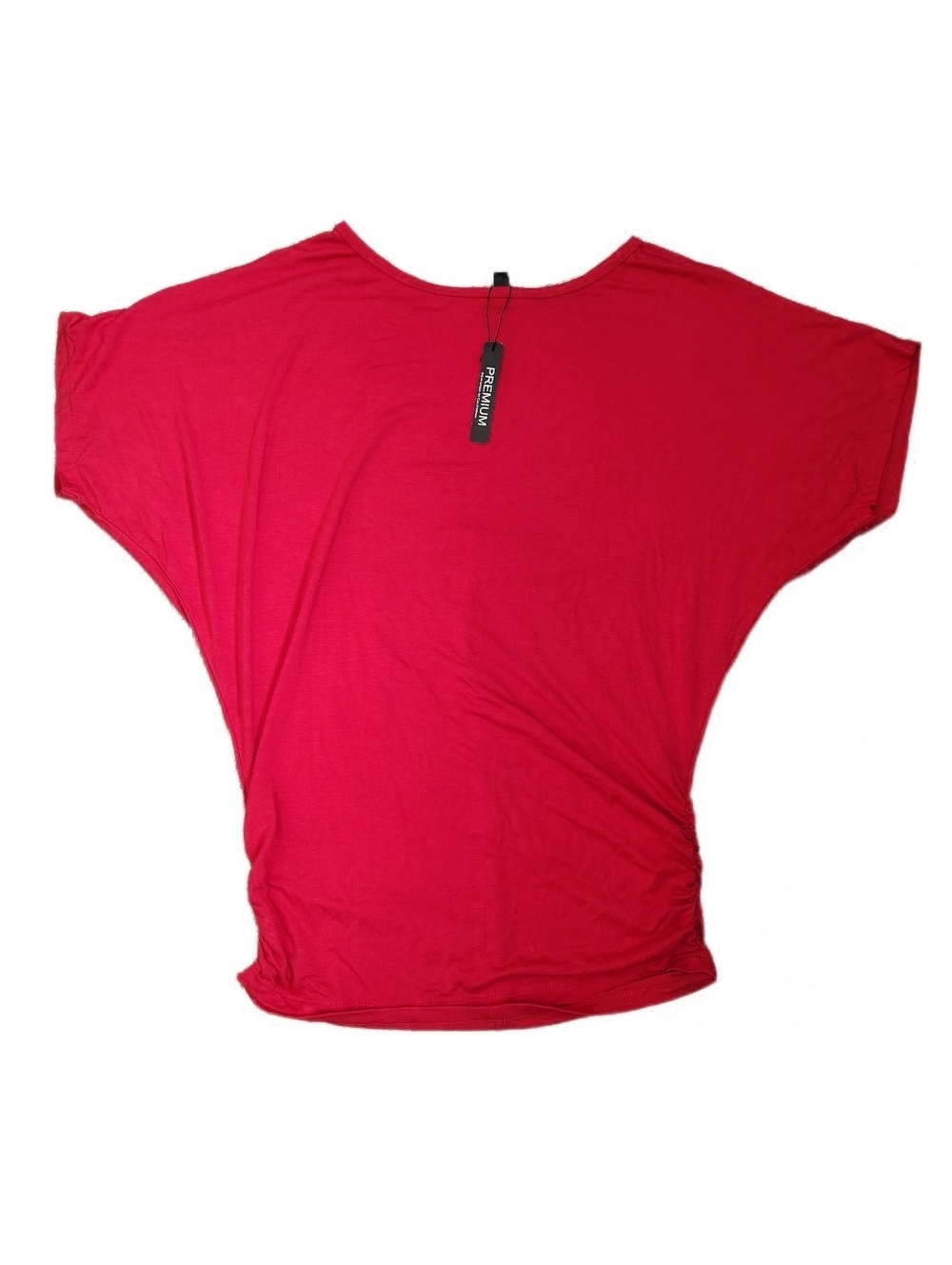 Source Unknown Bright Red Dolman Sleeve Tee